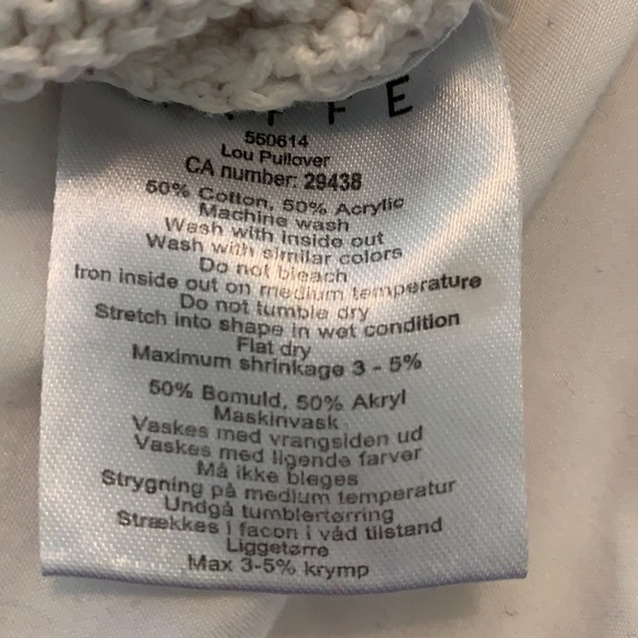 White oversized knitted sweater - Picture 6 of 6